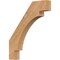 Ekena Millwork 3 1/2"W x 24"D x 28"H Merced Smooth Knee Brace, Western Red Cedar BRC04X24X28MRC00SWR - alternate 1